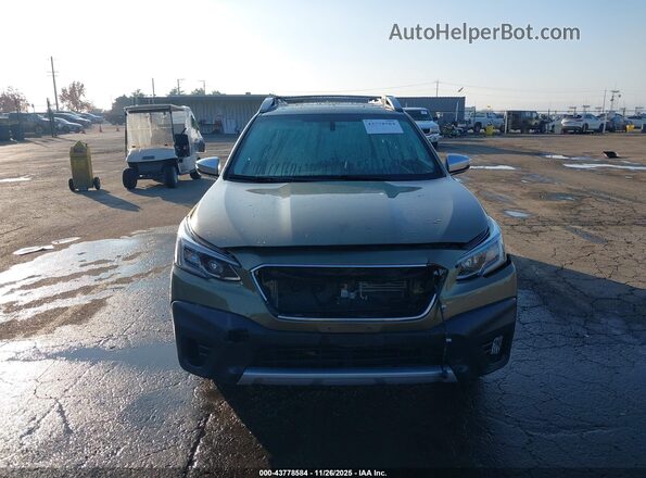 4S4BTGPD7N3187210 2022 SUBARU OUTBACK Зеленый Вид задней части салона