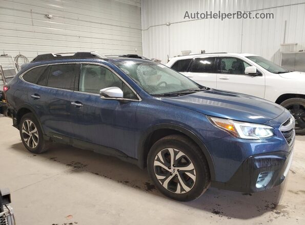 4S4BTGPD9N3238786 2022 SUBARU OUTBACK Синий Передняя правая четверть