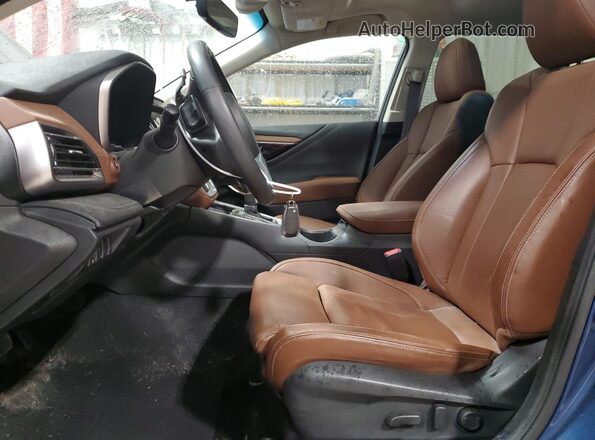 4S4BTGPD9N3238786 2022 SUBARU OUTBACK Синий Вид салона спереди