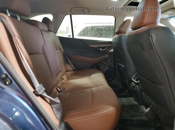 4S4BTGPD9N3238786 2022 SUBARU OUTBACK Синий Вид задней части салона