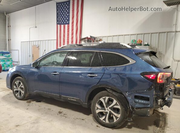 4S4BTGPD9N3238786 2022 SUBARU OUTBACK Синий Задняя левая четверть