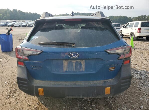 4S4BTGSD9R3218972 2024 SUBARU OUTBACK Blue Հետևի տեսք