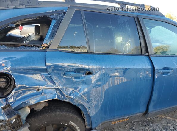 4S4BTGUD3N3222023 2022 SUBARU OUTBACK Синий Вид задних сидений