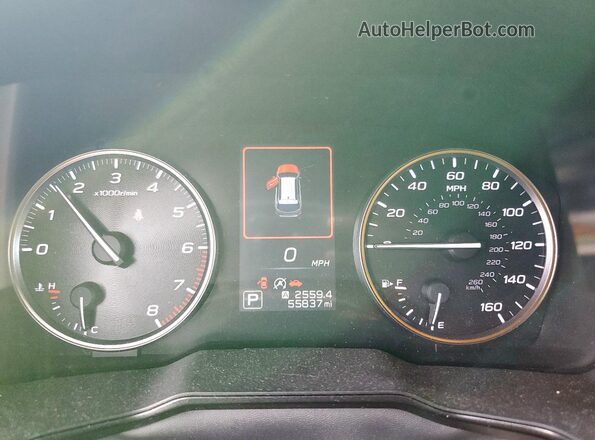 4S4BTGUD7N3222946 2022 SUBARU OUTBACK Угольный Вид щитка приборов