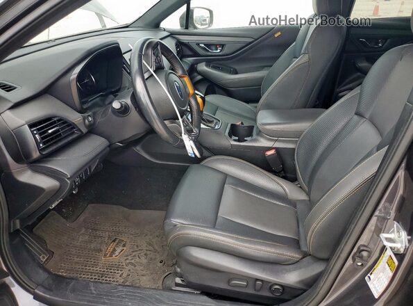 4S4BTGUD7N3222946 2022 SUBARU OUTBACK Угольный Вид салона спереди