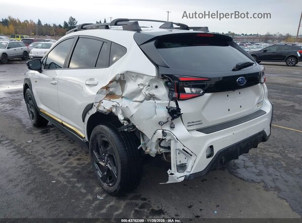 4S4GUHF65S3721022 2025 SUBARU CROSSTREK White Trasero izquierdo