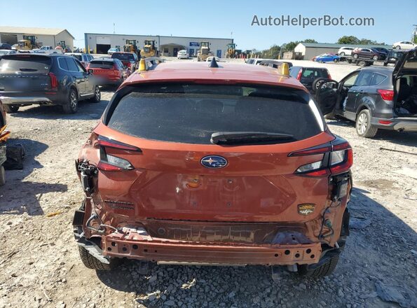 4S4GUHU62S3750285 2025 SUBARU CROSSTREK Оранжевый Вид сзади