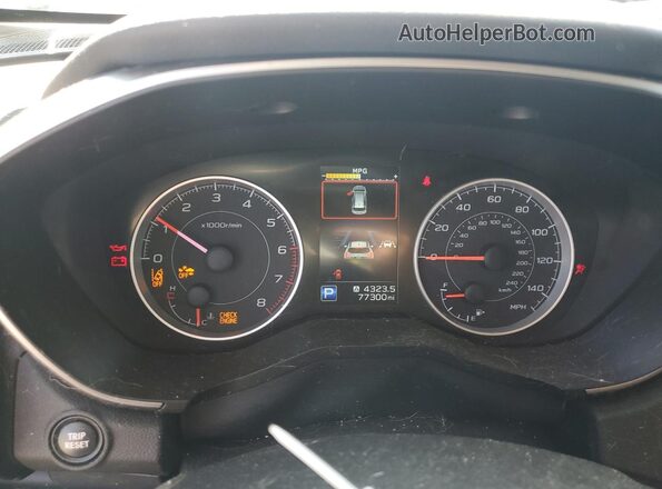 4S4WMACD4L3430289 2020 SUBARU ASCENT Gray Вид щитка приладів