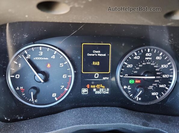 4S4WMACDXP3437849 2023 SUBARU ASCENT Red Սարքավորումների վահանակի տեսք