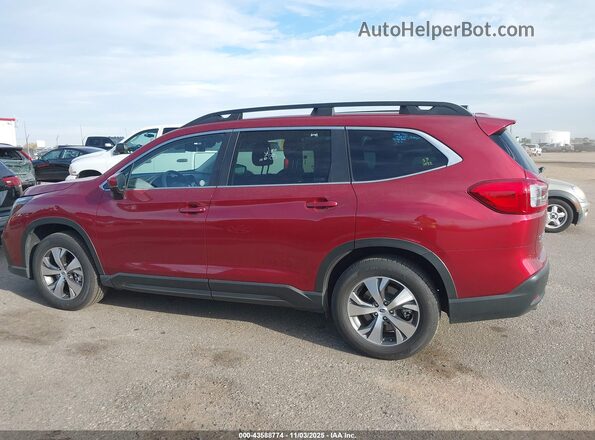 4S4WMADD3S3422097 2025 SUBARU ASCENT Maroon Սալոնի 360 աստիճան տեսք