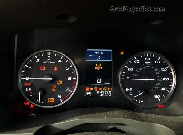 4S4WMADD6S3421347 2025 SUBARU ASCENT Blue Widok zestawu wskaźników