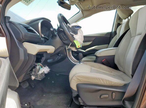 4S4WMAFD8L3455532 2020 SUBARU ASCENT Коричневый Вид салона спереди