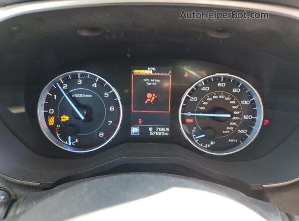 4S4WMAJD0M3442654 2021 SUBARU ASCENT Red Սարքավորումների վահանակի տեսք