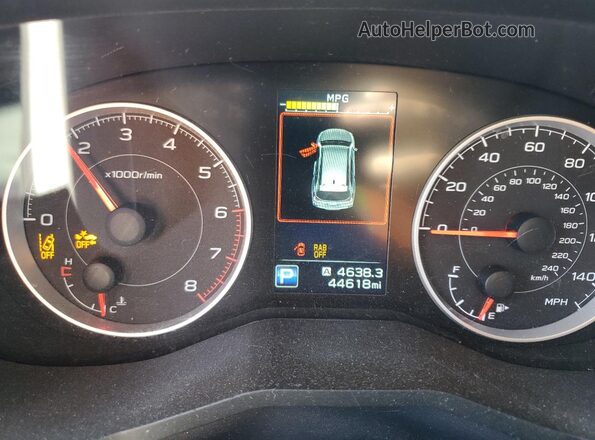 4S4WMAJD1N3436041 2022 SUBARU ASCENT Серебряный Вид щитка приборов