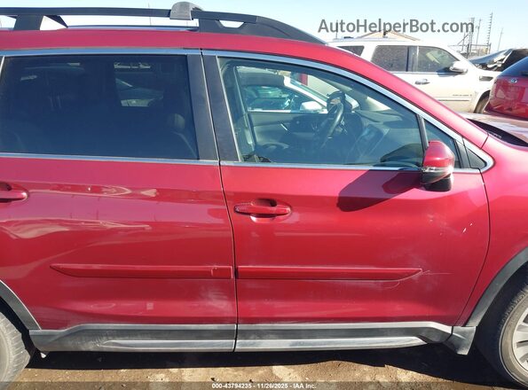 4S4WMALD0N3440773 2022 SUBARU ASCENT Красный Вид задней части салона