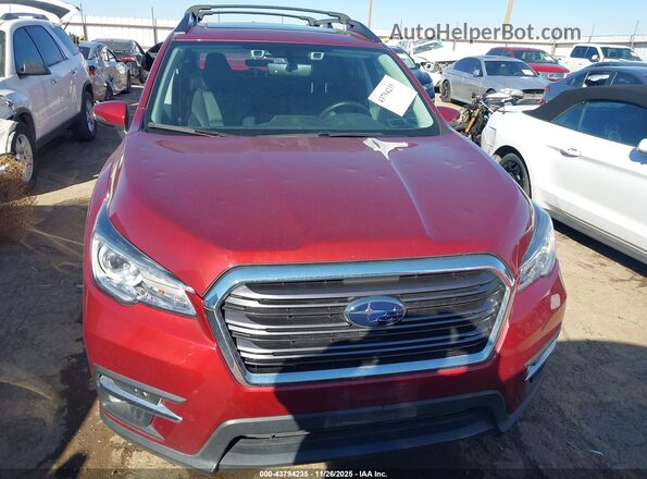 4S4WMALD0N3440773 2022 SUBARU ASCENT Красный Вид щитка приборов