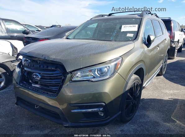 4S4WMALD4N3405153 2022 SUBARU ASCENT Green Առջևի ձախ երեք քառորդ տեսարան