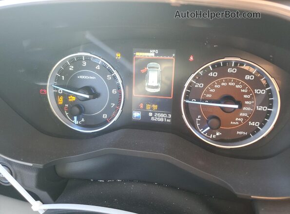 4S4WMAPD2K3463901 2019 SUBARU ASCENT Серый Вид щитка приборов