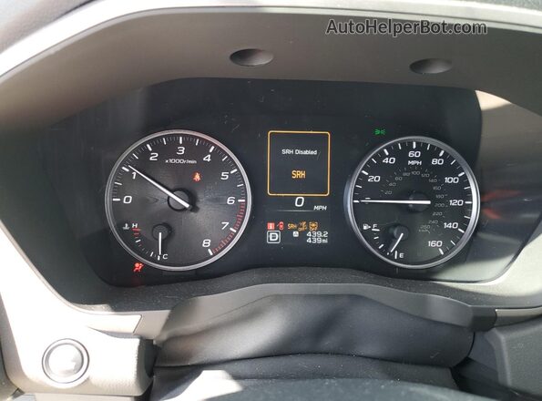 4S4WMAPD7S3435012 2025 SUBARU ASCENT Белый Вид щитка приборов