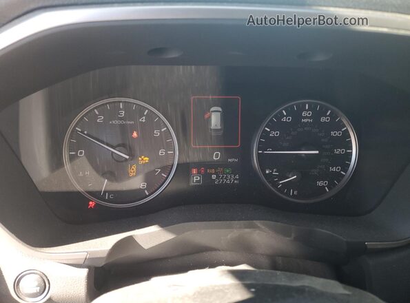 4S4WMAUD4P3431852 2023 SUBARU ASCENT Green Вид щитка приладів