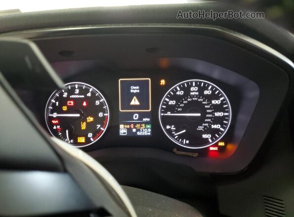 4S4WMAWD5S3419621 2025 SUBARU ASCENT White Vista del cuadro de instrumentos
