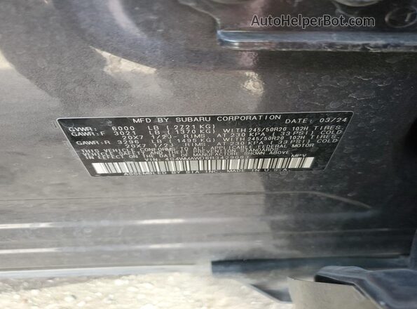 4S4WMAWD6R3429083 2024 SUBARU ASCENT Серый Вид наклейки с VIN-кодом
