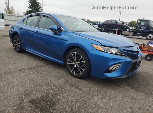 4T1B11HK4JU051007 2018 TOYOTA CAMRY Blue 