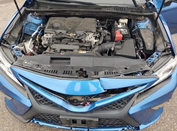 4T1B11HK4JU051007 2018 TOYOTA CAMRY Blue 