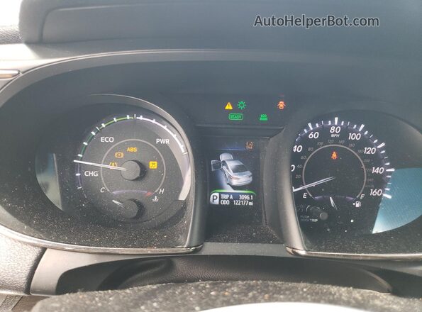 4T1BD1EB4JU061127 2018 TOYOTA AVALON Charcoal Vista del cuadro de instrumentos