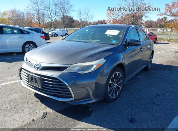 4T1BK1EB1GU201343 2016 TOYOTA AVALON Gray Передня ліва чверть