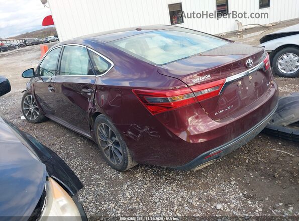 4T1BK1EB5JU282225 2018 TOYOTA AVALON Burgundy უკანა მარცხენა