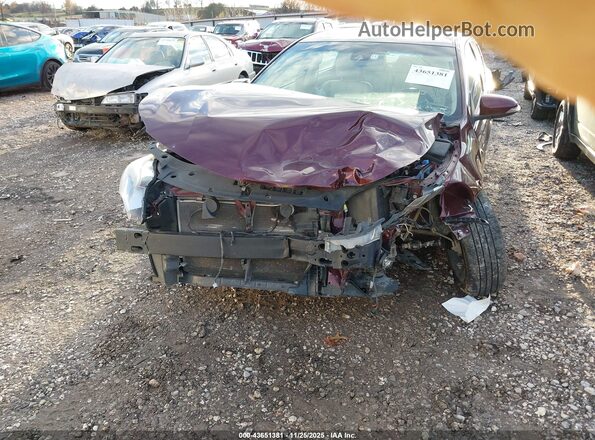 4T1BK1EB5JU282225 2018 TOYOTA AVALON Burgundy წინა ხედი
