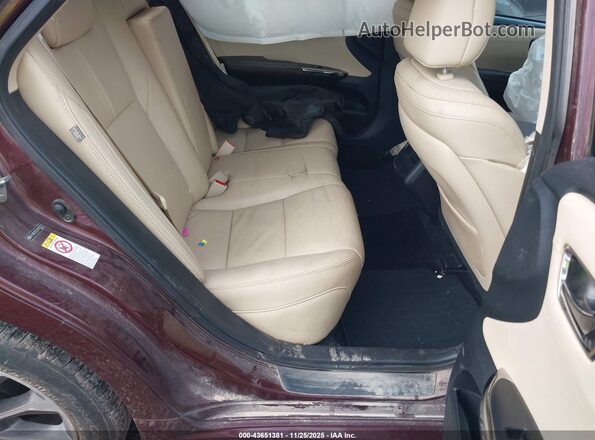 4T1BK1EB5JU282225 2018 TOYOTA AVALON Burgundy VIN კოდის სტიკერის ხედი