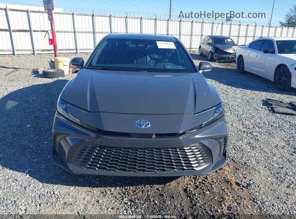4T1DAACK1SU166147 2025 TOYOTA CAMRY Gray Widok zestawu wskaźników
