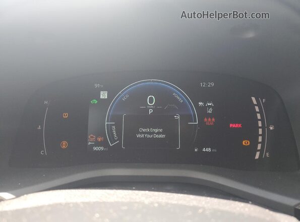 4T1DAACK9SU114362 2025 TOYOTA CAMRY Синий Вид щитка приборов