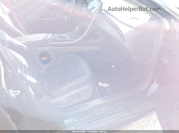 4T1FZ1FB5LU044017 2020 TOYOTA AVALON Black წინა სალონის ხედი