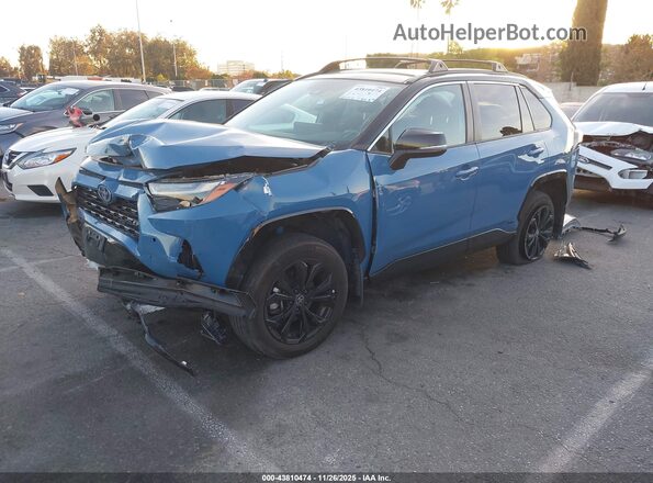 4T3E6RFV1PU120911 2023 TOYOTA RAV4 HYBRID Blue Առջևի ձախ երեք քառորդ տեսարան