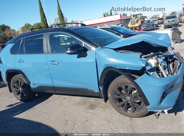4T3E6RFV1PU120911 2023 TOYOTA RAV4 HYBRID Blue Սալոնի հետևի տեսք