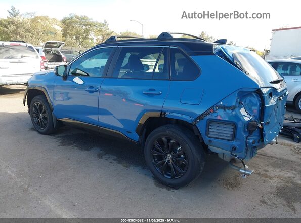 4T3E6RFV1PU138518 2023 TOYOTA RAV4 HYBRID Синий Задняя левая четверть