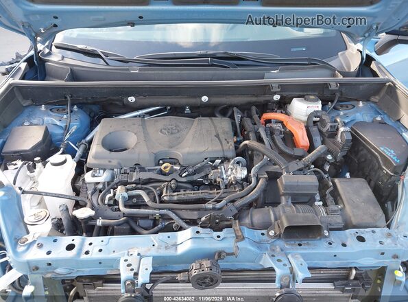 4T3E6RFV1PU138518 2023 TOYOTA RAV4 HYBRID Синий Вид сзади