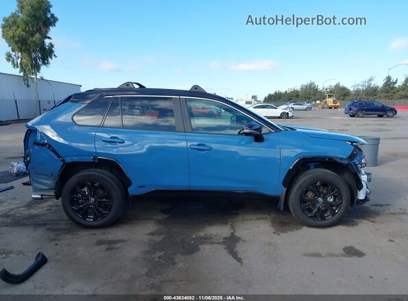 4T3E6RFV1PU138518 2023 TOYOTA RAV4 HYBRID Синий Панорамный вид салона 360°