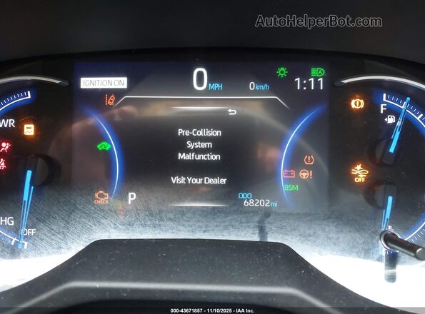 4T3E6RFV4MU047609 2021 TOYOTA RAV4 HYBRID White უკანა სავარძლების ხედი