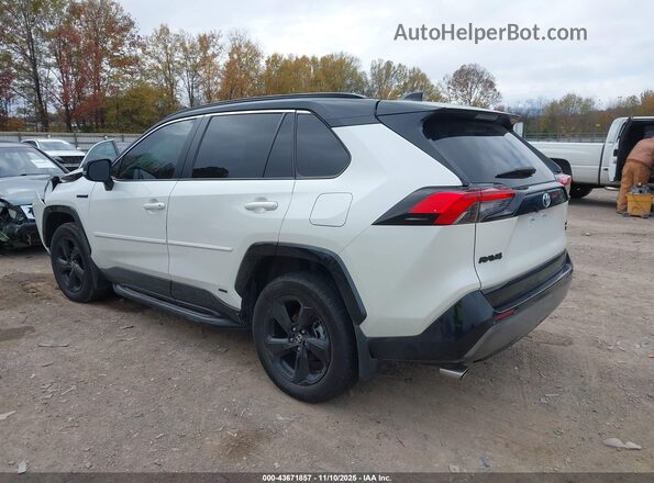 4T3E6RFV4MU047609 2021 TOYOTA RAV4 HYBRID White უკანა მარცხენა