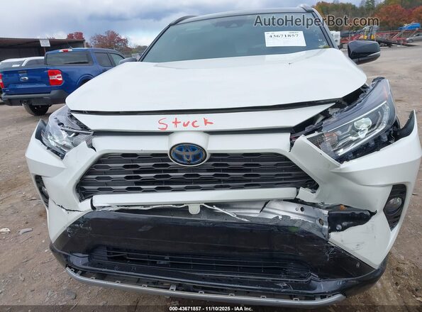 4T3E6RFV4MU047609 2021 TOYOTA RAV4 HYBRID White წინა ხედი