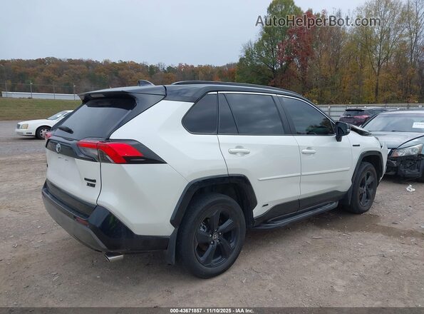 4T3E6RFV4MU047609 2021 TOYOTA RAV4 HYBRID White უკანა მარჯვენა