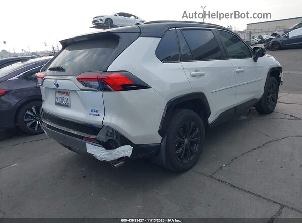 4T3E6RFV4PU139341 2023 TOYOTA RAV4 HYBRID White Rear right