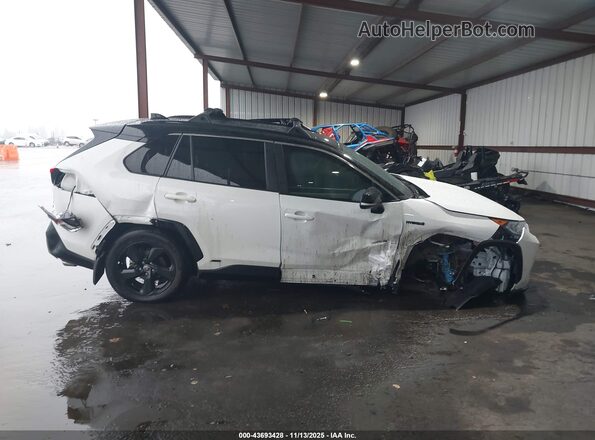 4T3E6RFV5MU063091 2021 TOYOTA RAV4 HYBRID White ხელსაწყოთა პანელის ხედი