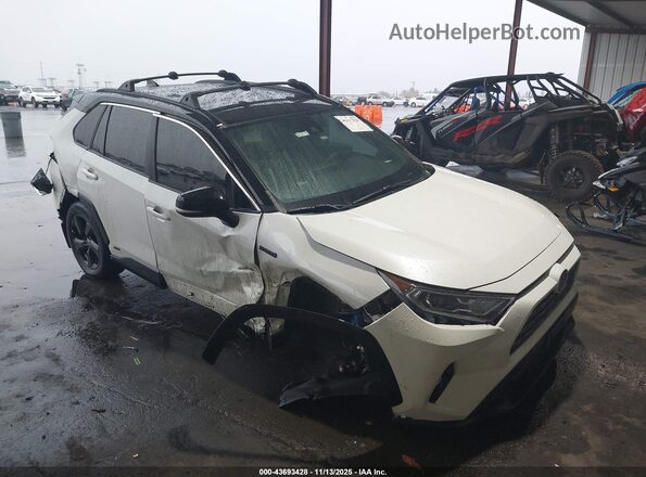 4T3E6RFV5MU063091 2021 TOYOTA RAV4 HYBRID White წინა ხედი