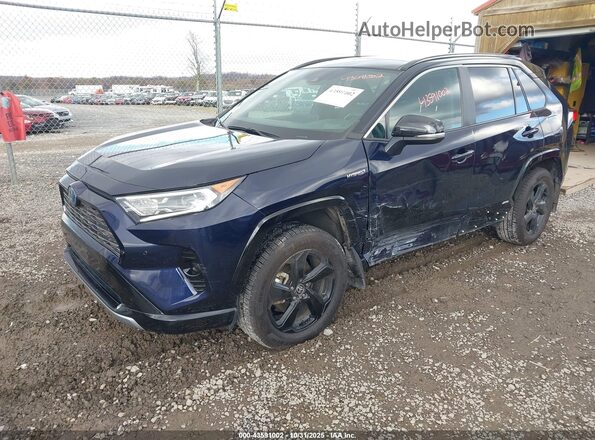 4T3E6RFV6MU056182 2021 TOYOTA RAV4 HYBRID Navy Передня ліва чверть