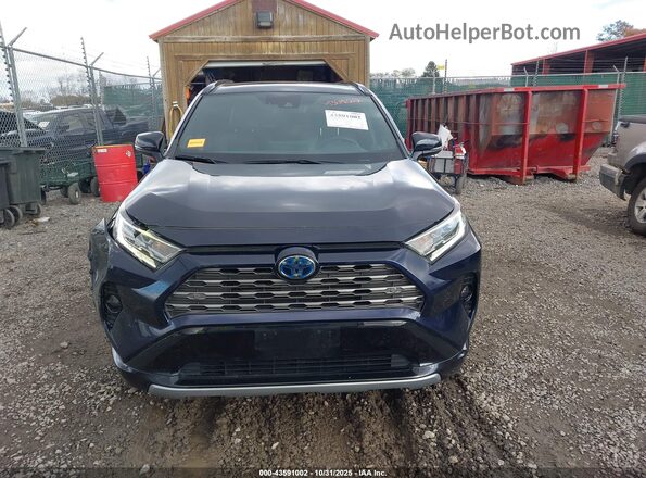 4T3E6RFV6MU056182 2021 TOYOTA RAV4 HYBRID Navy Вид щитка приладів